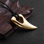 PENDRA Wolfthorn Leather Rope Wolf Tooth Pendant
