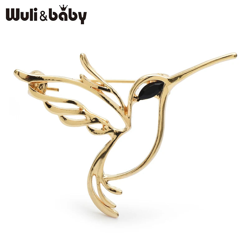 PENDRA Lovely Metal Bird Brooch