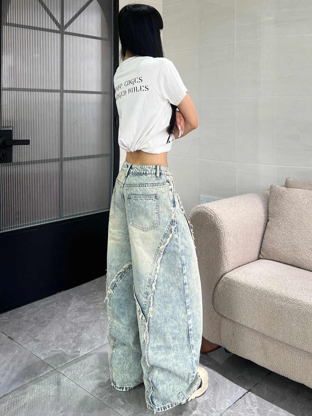 PENDRA American Frayed Edge Jeans