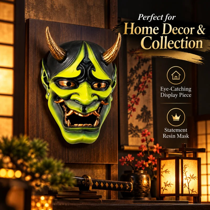 PENDRA Oni Demon Wall Resin Mask