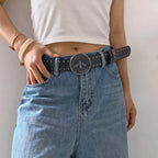 PENDRA Galaeva Black Skull Luxury Belt