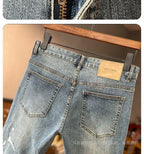 PENDRA Korean Cargo Paint Jeans