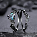 PENDRA Crystal Blue Ring