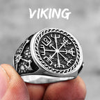PENDRA Pirate Ax Totem Steel Ring