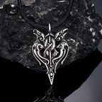 PENDRA Crow Rune Necklace