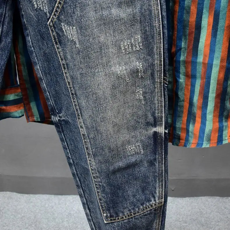 PENDRA Heavy Brand Tooling Jeans