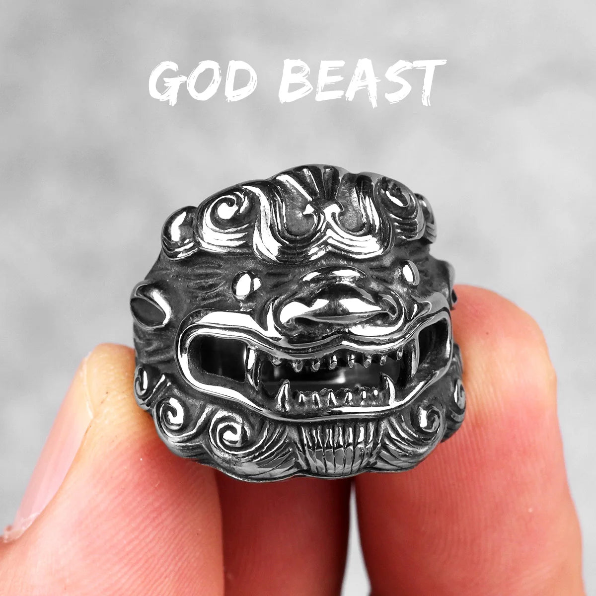 PENDRA Chinese God Beast Ring
