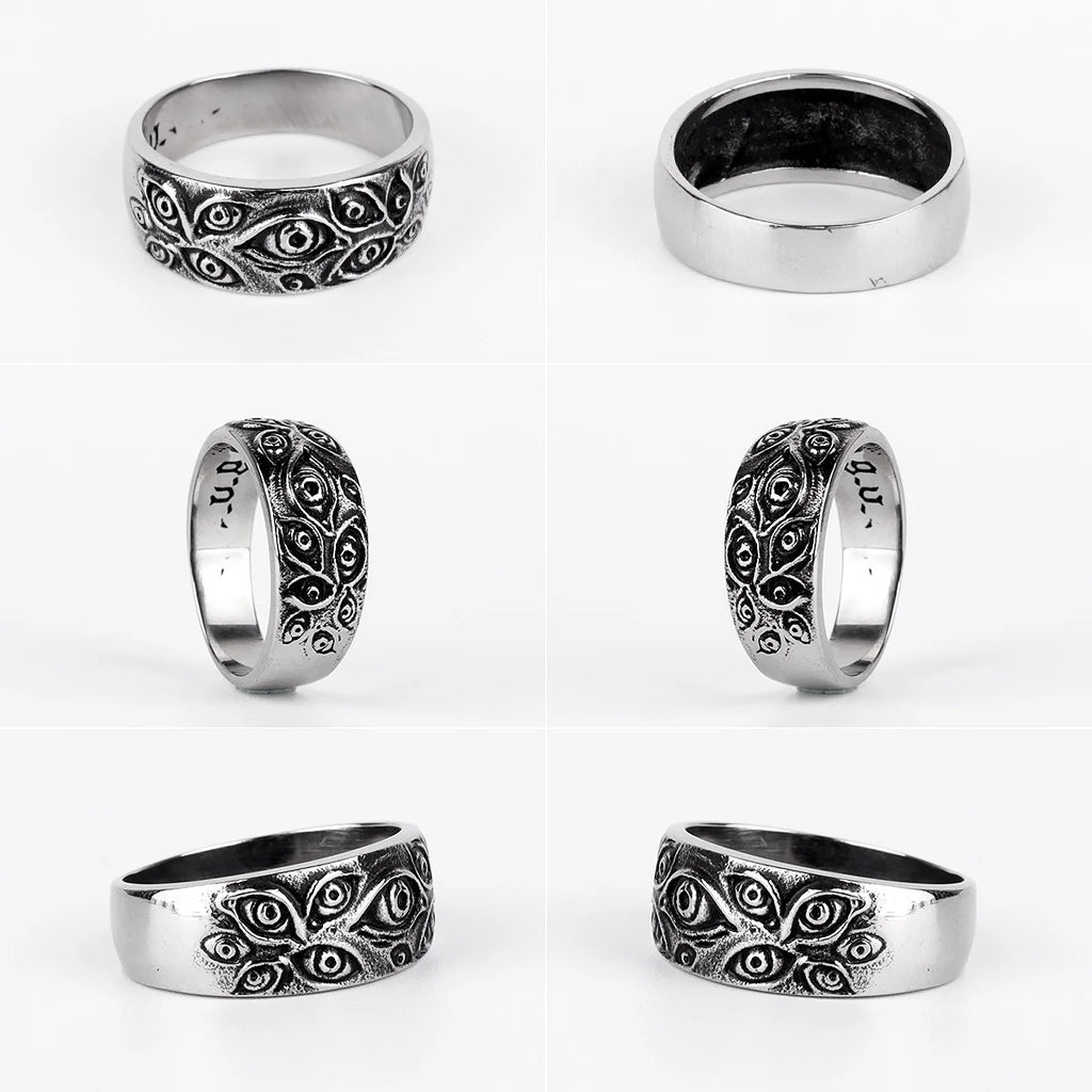 PENDRA Rock Demon Devil's Steel Ring