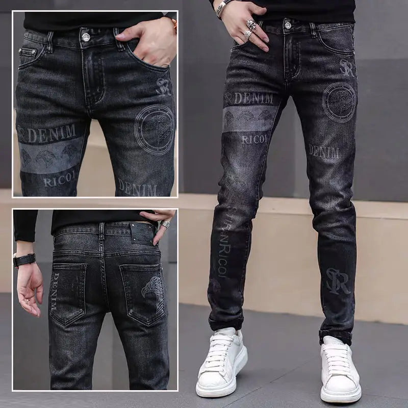 PENDRA Ripped Slim Fitting Jeans