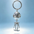 PENDRA Robotspin Rotatable Robot Skeleton Keychain