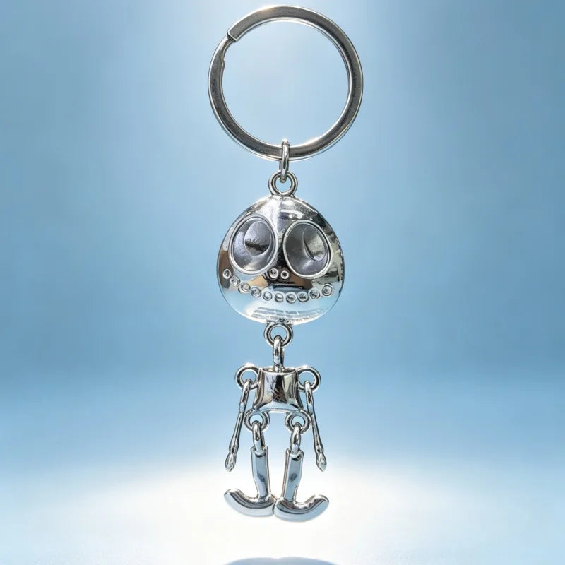 PENDRA Robotspin Rotatable Robot Skeleton Keychain