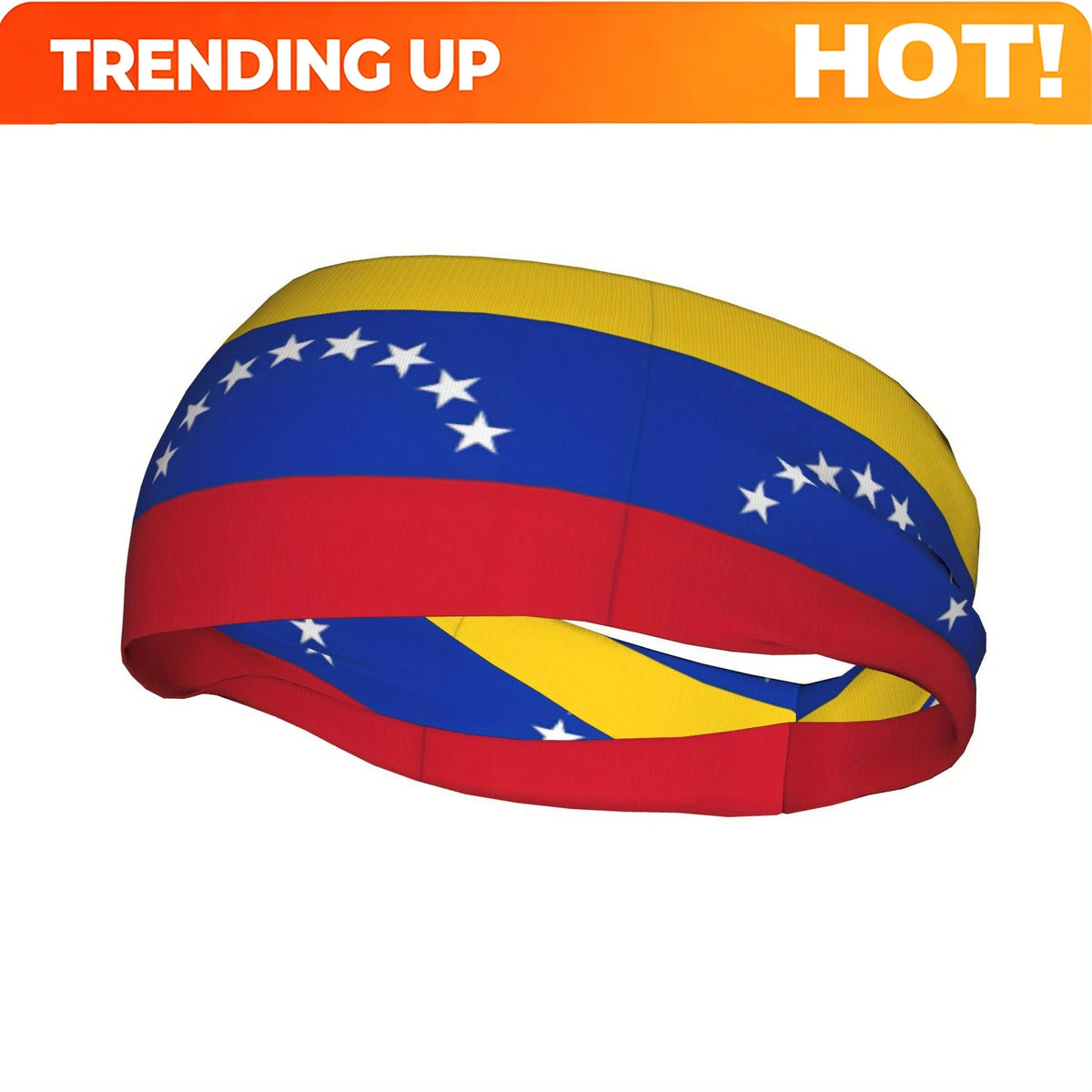 Outdoor Riding Gear Featuring The Venezuela Flag Headband