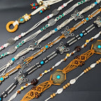 PENDRA Demiine Floral Boho Waist Chain Belt