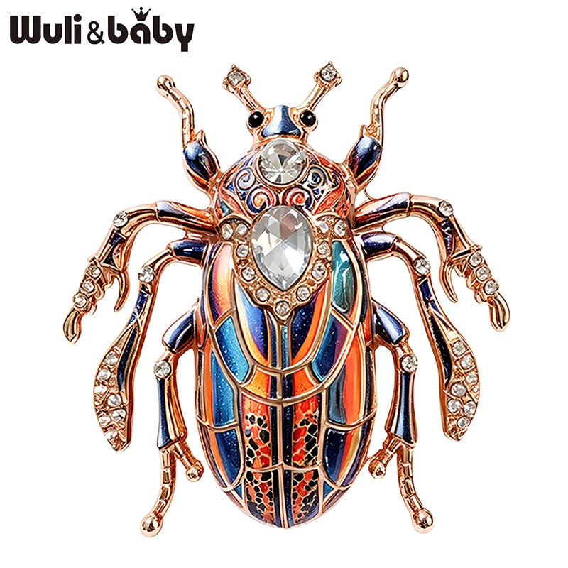 PENDRA Lucky Scarab Brooch