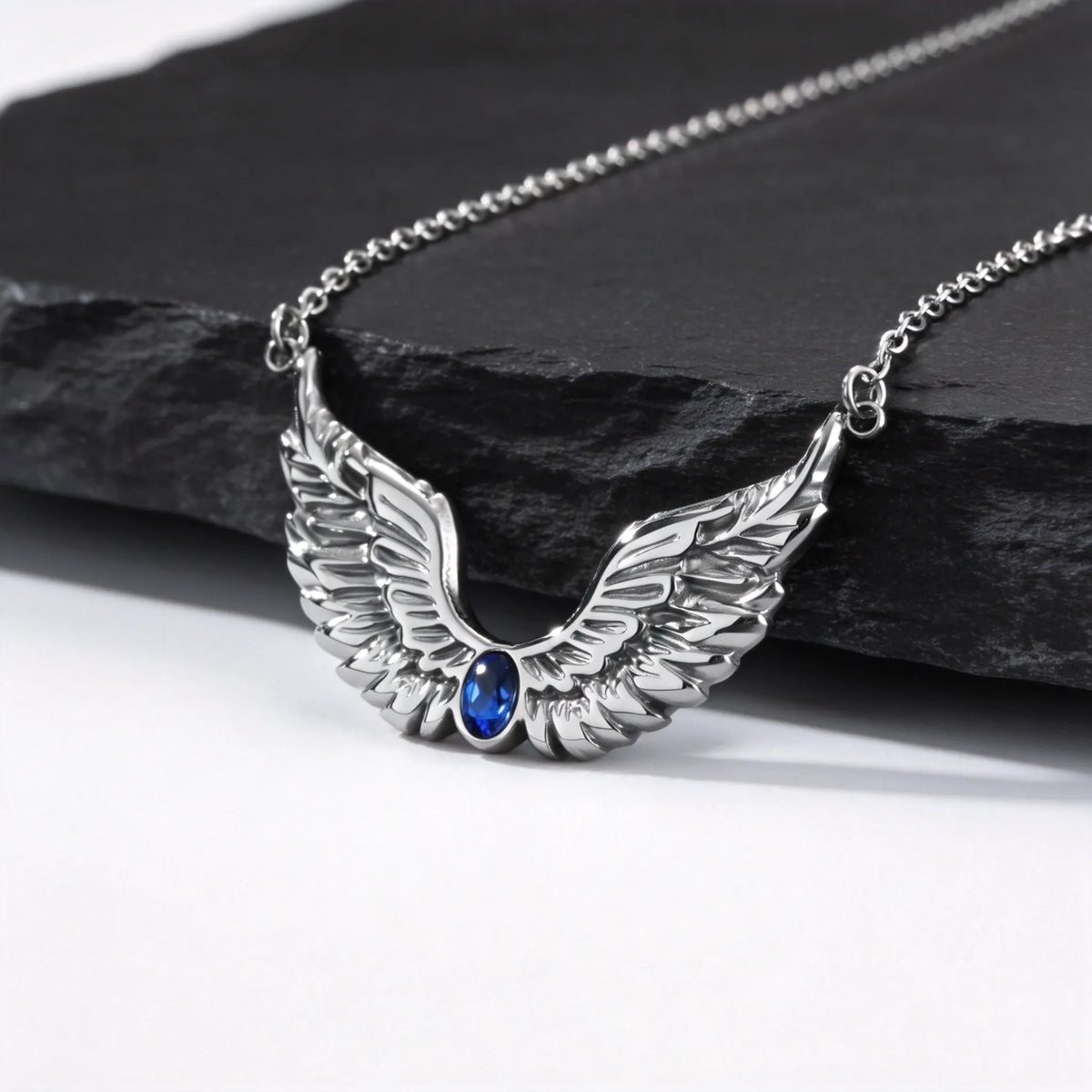 PENDRA Zircon Angel Necklace