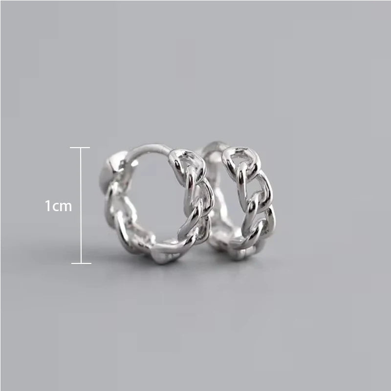 PENDRA Hoop Sterling Silver 4 Earrings