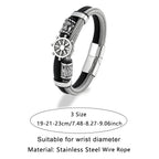 PENDRA Rune Steel Bracelet