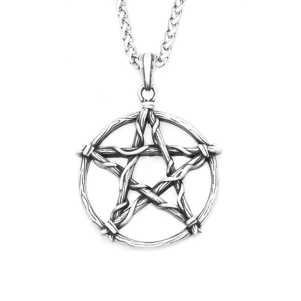 PENDRA Davidstar Stainless Steel Star of David Pendant