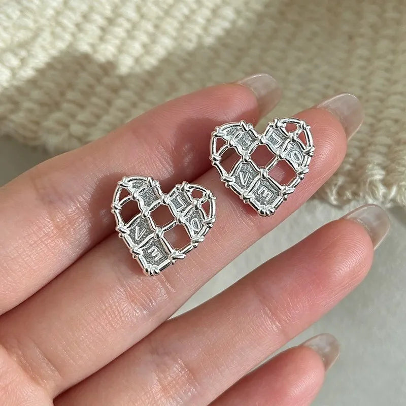 VENTFILLE 925 Sterling Silver Drop Earring For Women Zircon Crystal Hollow Out Cat Personality Jewelry Gift Dropshipping