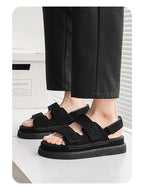 PENDRA Cowhide Non Stuffy Sandals