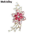PENDRA Crystalia Luxury Crystal Flower Brooch