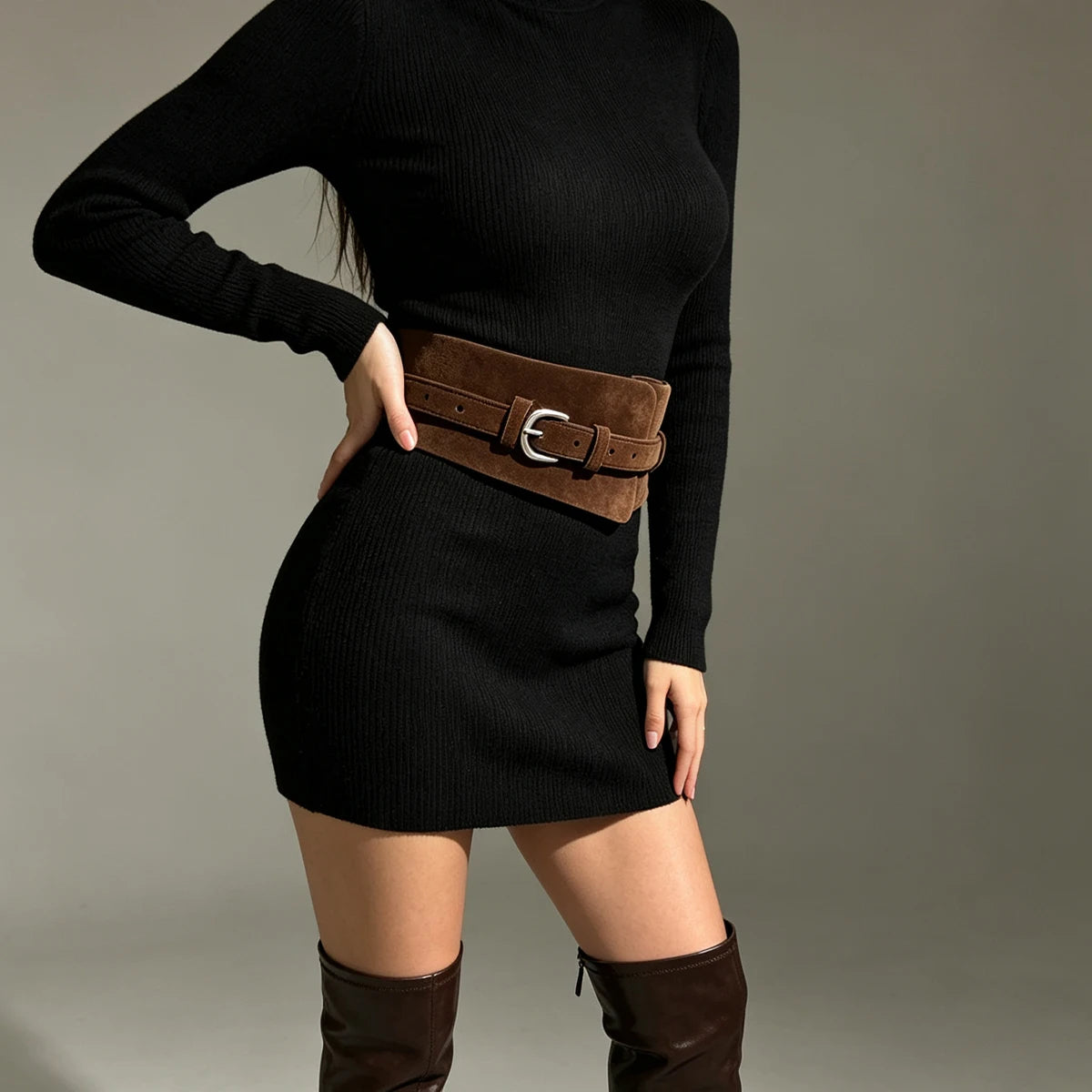 PENDRA Jadera Suede Rope Vintage Corset Belt