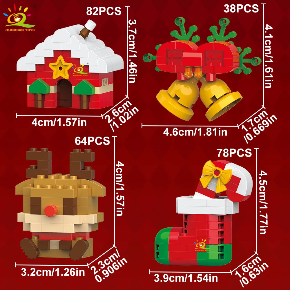 PENDRA Santa Claus Mini Building Set