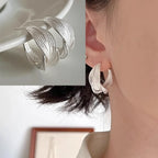 PENDRA Water Sterling Silver Earrings