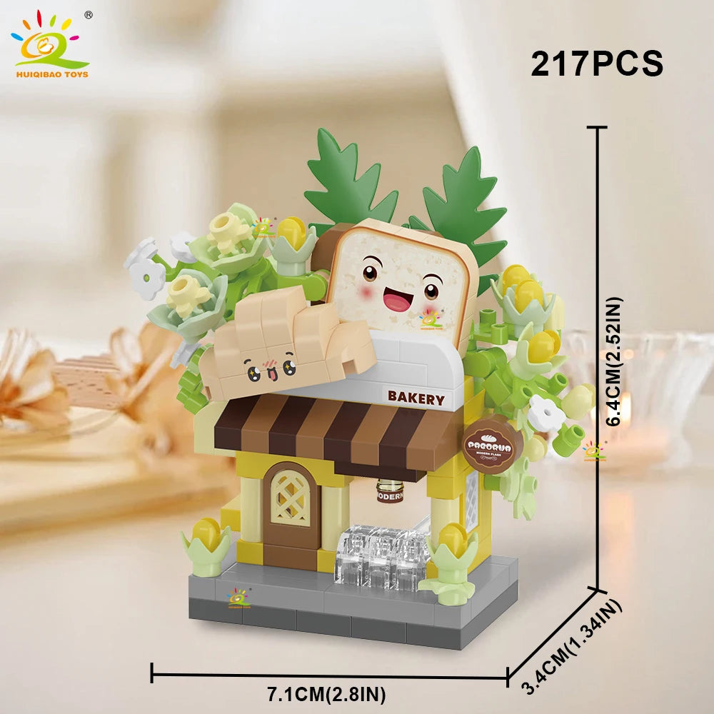 PENDRA Cute Shop Micro Building Set