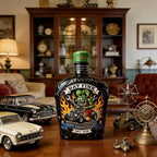 Rat Fink Tribute Whiskey Decanter, Hot Rod Design Collectible Liquor Bottle for Car Enthusiasts