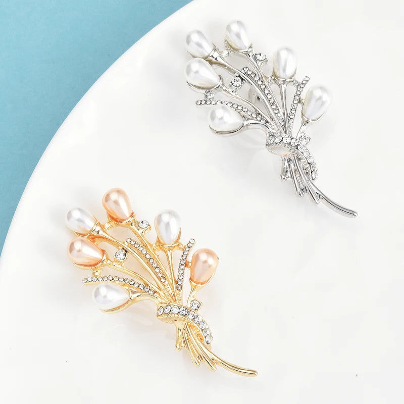 PENDRA Florielle38 Pearl Brooch