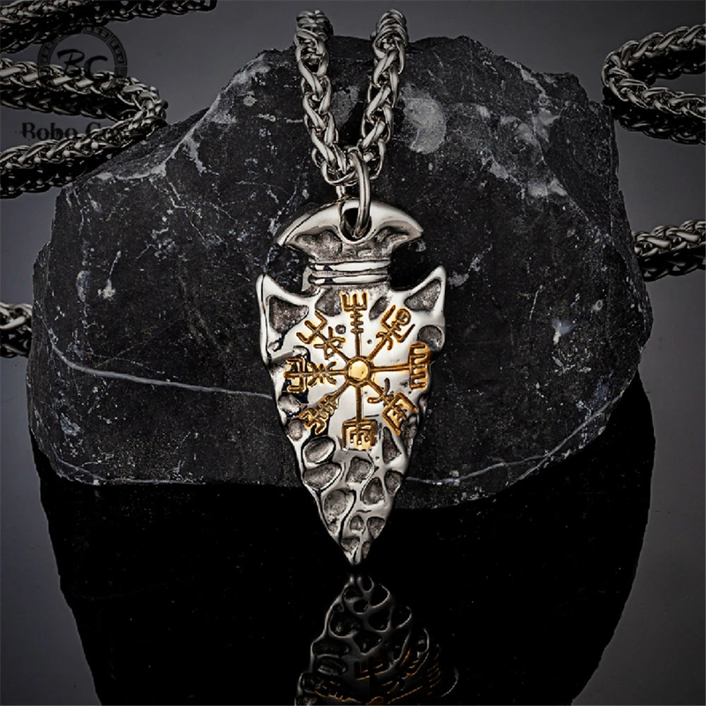 PENDRA Compass Gold Necklace