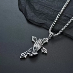 PENDRA Handpeace Retro Hand of Peace Pendant