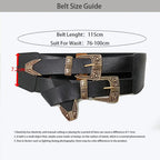 PENDRA Rheaarae Black Luxury Wide Corset Belt