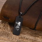 PENDRA Zodiac Bar Pendant Necklace