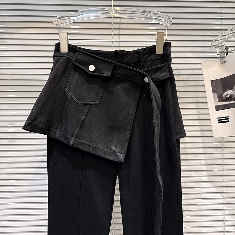 PENDRA Micro Flared Fake Two Pants