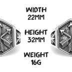Arrow of Eros Stainless Steel Mens Rings Unique Charm Punk for Couple Male Boyfriend Biker Jewelry Creativity Gift Wholesale