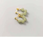 PENDRA Gold Jade Hetian Earrings