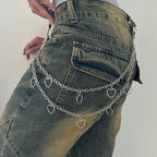 PENDRA Seraellea Star Punk Double-Layer Waist Chain Belt