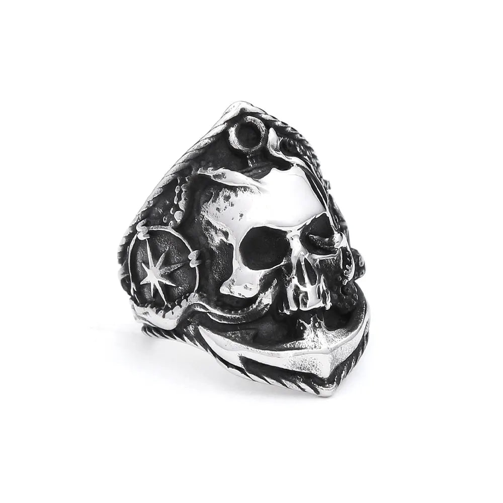 PENDRA Skullforge Gothic 316L Stainless Steel Ring