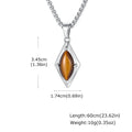 PENDRA Stone Geometry Pendant Necklace