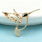 PENDRA Lovely Metal Bird Brooch