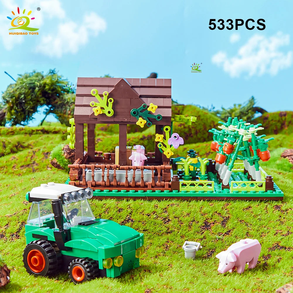 PENDRA Farm Pigsty Windmill Building Set