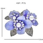 PENDRA Lilacelle Luxury Pearl Lilac Flower Brooch