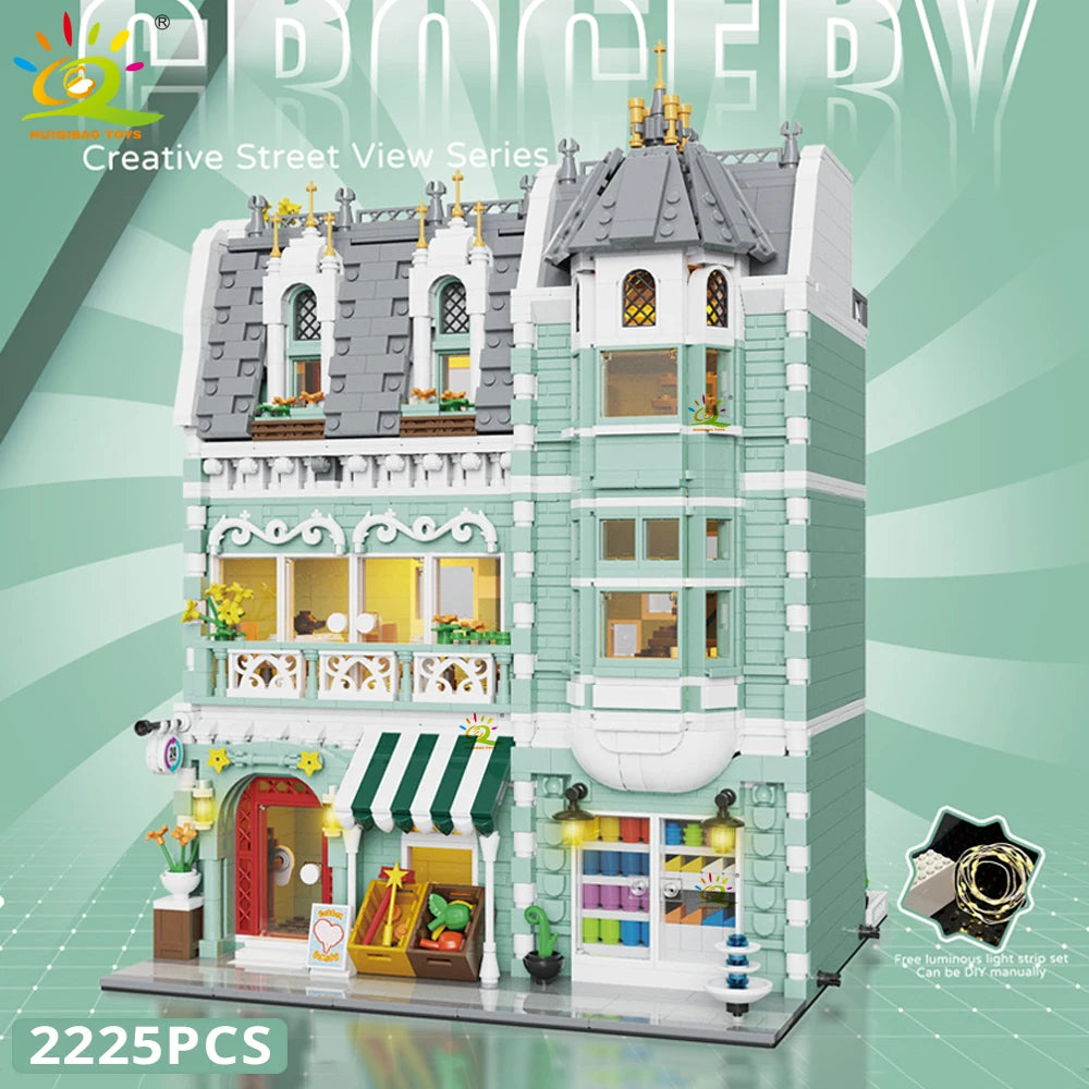 PENDRA Corner Coffee Micro Building Set