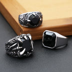 PENDRA Dragonclaw Gothic Stainless Steel Ring