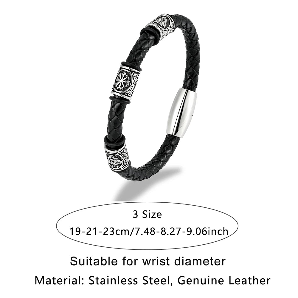 PENDRA Rune Vintage Steel Bracelet