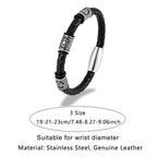 PENDRA Rune Vintage Steel Bracelet