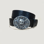 PENDRA Velaellea Leather Skull Gothic Belt
