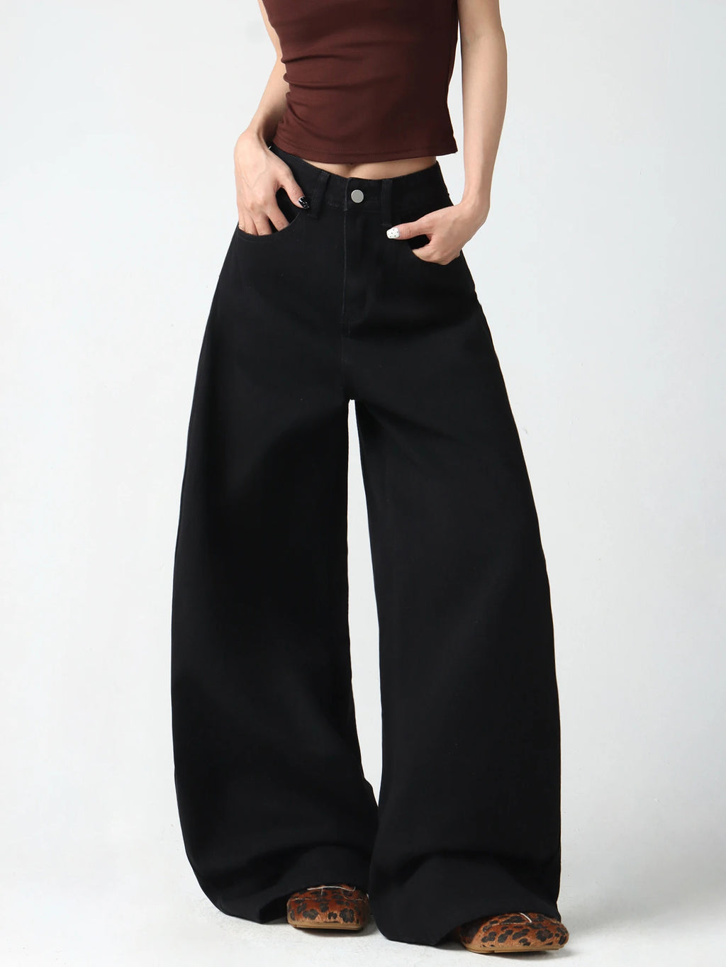 PENDRA Black Waist Going Jeans